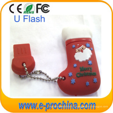 Clé USB promotionnel de vente chaude de Noël Claus USB pour l&#39;échantillon gratuit